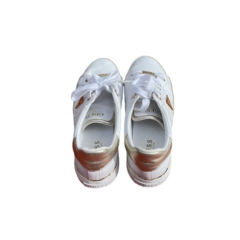 Guess Los Angeles Women White Sneakers Size 8